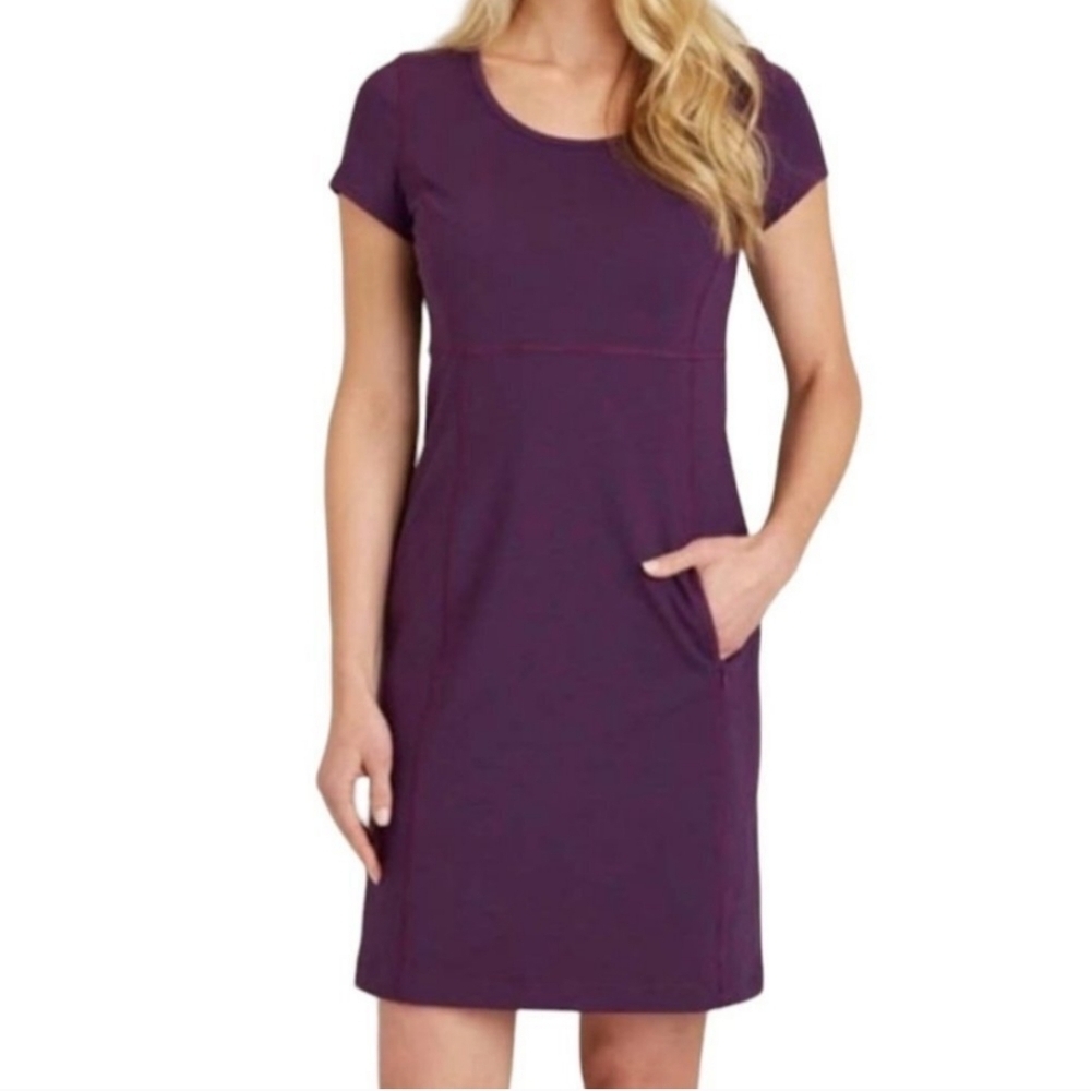 Duluth Trading Company | Purple NoGA Stretch Athleisure Dress - Size: XL